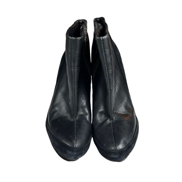 Badgley Mischka Mark + James Dallas Calf Skin Platform Booties - Picture 3 of 13